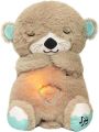 30cm Breathing Teddy Bear Otter Plush Toy – Super Soft Multi-Color Sleeping Companion For Girlfriend, Wife, Kids & Babies. 