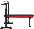 Adjustable Folding Fitness Barbell Rack and Weight Bench for Home Gym, Strength Training Bench  Gym Bench. 