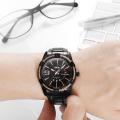 NAVIFORCE  Nf9117 Luxury Stainless Steel Watch For Men - Black/Rosegold. 