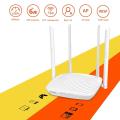 Tenda 600Mbps Wifi Router With 4X 6Dbi High-Gain Omnidirectional Antennas/Beamforming+/Easy Setup/App Control Whole-Home Coverage (F9). 
