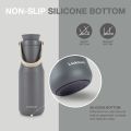 Locknlock Metro Thermos Bottle ( Thermal Vacuum Flask ) Double Wall Insulated Stainless Steel For Hot And Cold Drinks With Silicone Handle 470ml. 