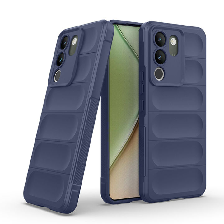 Vantime for vivo V29e 5G Silicone Case Soft Camera Protection