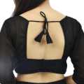Black Net Back Lace Design Blouse For Women. 