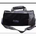Black/Grey Solid Gym Bag Crossbody Bag For Men. 