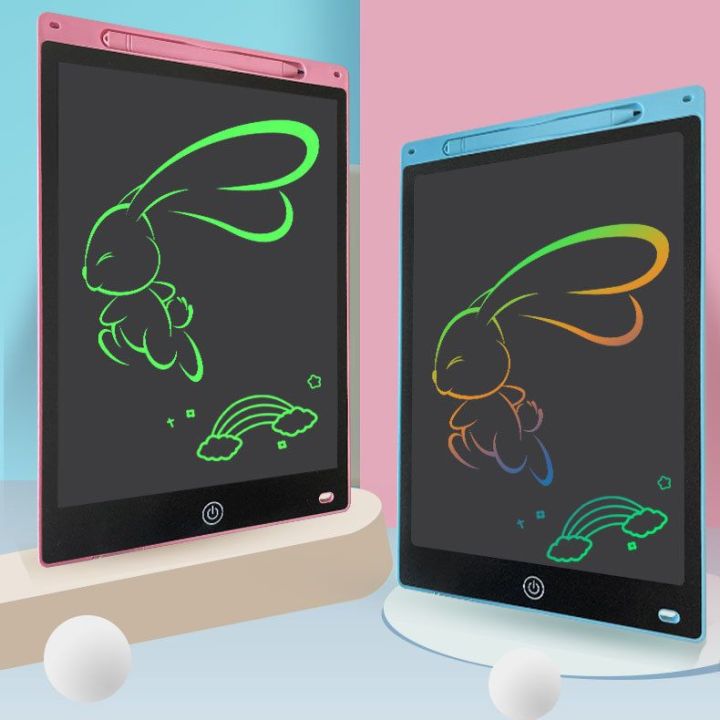 12%20Inch%20LCD%20Writing%20Slate%20Drawing%20Pad%20Tablet%20Digital%20Slate%20for%20Kids%20Learning%20Educational%20Toys%20Smart%20Portable%20Board%20with%20Stylus%20Battery%20Included%20Rewritable%20Ultrathin%20Magic%20Tab%20%7C%20Electronic%20Notepad%20-%20Image%202