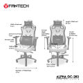 FANTECH ALPHA GC283 Gaming Chair (White). 