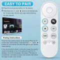 NEW Replacement Voice Remote Cotrol Compatible with Google Chromecast 4K Snow G9n9n/GA01409-US/GA01919-US/GA01920-US/Ga01923/Ga02463. 