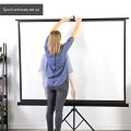 Projector Screen XLAB XPSTS-60, Tripod 60*60  1:1 Ratio Square (FL: 64 in, Diagonal ; 85", BD: 1 in) White. 