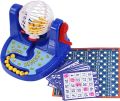 Portable Bingo Games Set - Interactive Toy Family Bingo Game Set,Deluxe Bingo Set with Bingo Cage, Board,70 Bingo Cards, and 5 Red Bingo Chips, Ideal for Large Groups. 