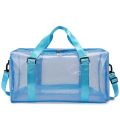 Portable Water Resistant PVC Travel Bag Waterproof Large Capacity Gym Sport Bag PVC Shoulder Fitness Transparent Bag Summer Beach. 