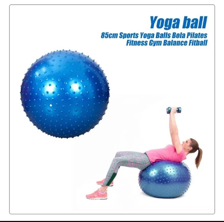 Anti-%20Burst%20Spike%20Gym%20Balls%2085%20Cm%20Exercise%20Spiky%20Gym%20Ball%20With%20Hand%20Pump%20-%20Image%202