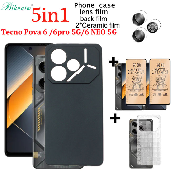 BLKNAIM 5-in-1 NEW For tecno pova 6/ 6pro 5G /POVA Neo case