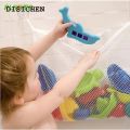 DISICHEN New style RLJLIVES Folding Baby Bathroom Hanging Mesh Bath Toy Storage Bag Net Suction Cup Baskets Shower Toy Organiser Bags. 