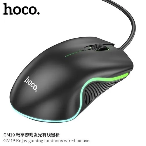 HOCO%20GM19%20Gaming%20Luminous%20Wired%20Mouse%20-%20Image%204