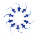 AG DENGT 50Pcs Teeth Whitening Dental Irrigation Tips Blue Dental Disposable Syringe Tip Dental Irrigation Tips. 