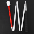 Wurrpopy-4X Aluminum Folding Cane 4-Sec Folding Cane with Rolling Tip for Blind Walking Stick. 