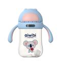 Aiwibi Baby Water Bottle With Weighted Straw for Babies Over Six Months 300ml. 