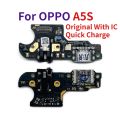 For Oppo A1k A3S A5S Original USB Charger Dock Connector Charging Port Microphone Flex Cable Realme 8i Replacement Parts. 