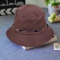 Summer Cool  Solid Fashion Personality Unisex Bucket Cap Men Women Casual Outdoor Travel Flat Top Visor Hats By Arushi. 