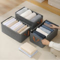 3pcs Wardrobe Clothes Organizer Storage Box, Home Closet Drawer Organizers. 