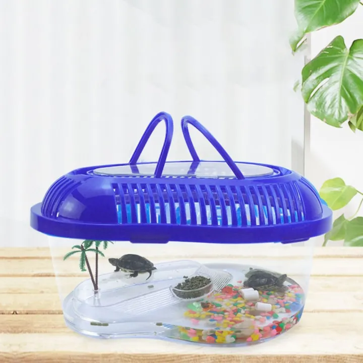 Durable%20Practical%20Plastic%20with%20Handle%20Household%20Turtle%20Habitat%20Spider%20Jar%20Reptile%20Container%20Turtle%20-%20Image%206