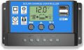 Solar Charge Controller, 10A / 20A Solar Panel Charge Controller 12v/24v Dual Voltage Auto Adjust. 