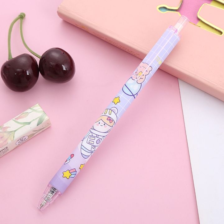 6PCS%20Kawaii%20Cute%20Press%20Pen%20Cartoon%20Purple%20Planet%20Gel%20Pens%200.5mm%20Black%20Ink%20Pen%20Student%20Writting%20Stationery%20-%20Image%203