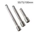 Sleeve Extender Bar Sier Sliding Small Square Rod Wrench 1/4 Inch 1Pc Chromed Steel Ratchet Socket. 