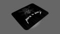 Rock ’n’ Roll Skull Graphic Mouse Pad. 