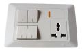 4 Gang Switch With Socket + Indicator Premium Switches. 