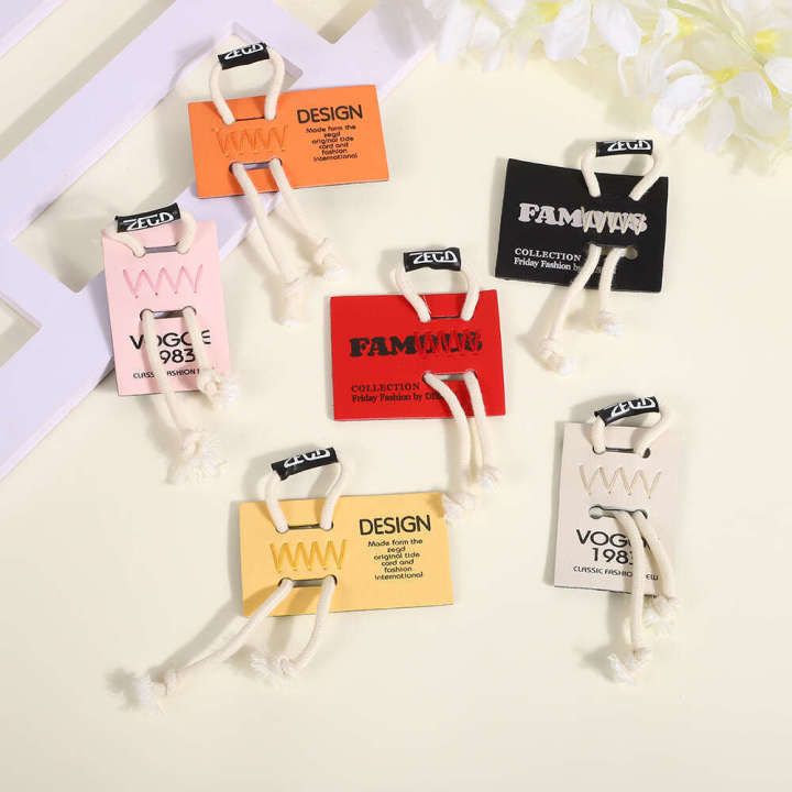 Korean%20Version%20English%20Leather%20Embroidery%20Washable%20Woven%20Mark%20Childrens%20Clothing%20Label%20Bag%20Fabric%20Patch%20X20%20-%20Image%202