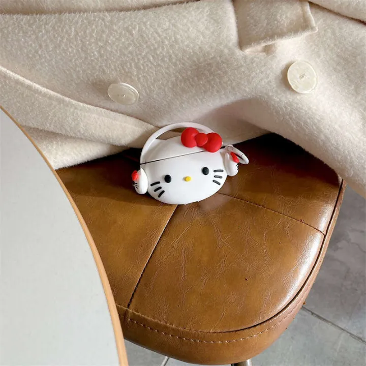 Ear%20Muffs%20KT%20Cat%20Compatible%20with%20Apple%20Pro%20Bluetooth%20Wireless%20Earphone%20Case%201/2/3%20Generation%20Cute%20Silicone%20Cartoon%20-%20Image%203