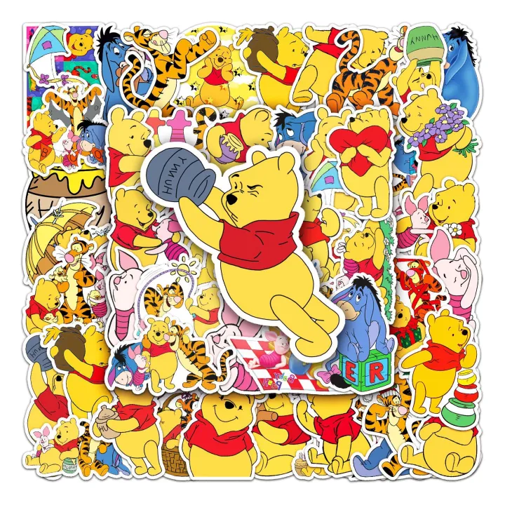 Artsy%20Home%2025/50%20Pcs%20Winnie%20The%20Pooh%20Stickers%20for%20Laptops%20Cellphone%20Guitar%20-%20Image%202