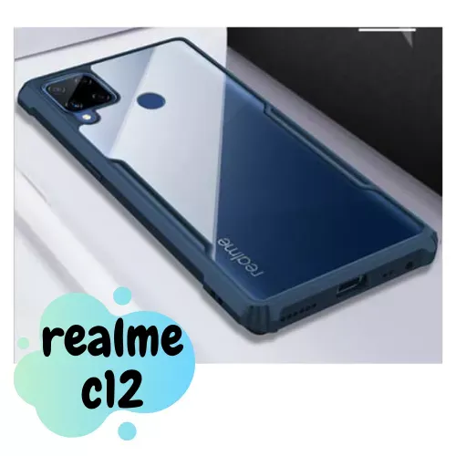 Realme%20C12%20/%20C15%20Transparent%20Hybrid%20Hard%20PC%20Back%20TPU%20Bumper%20case%20cover%20-%20Image%203