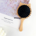 Difutagui Hairbrush detangling massage scalp handle bristle wild boar natural 【2025 Version】 brush bamboo hair comb anti-static comb styling tool. 