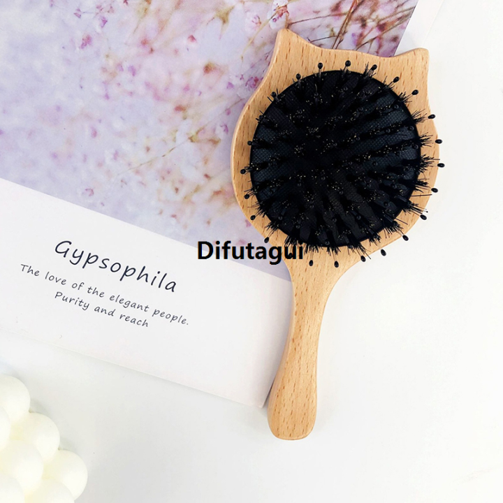 Difutagui%20Hairbrush%20detangling%20massage%20scalp%20handle%20bristle%20wild%20boar%20natural%20%E3%80%902025%20Version%E3%80%91%20brush%20bamboo%20hair%20comb%20anti-static%20comb%20styling%20tool%20-%20Image%204