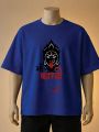 Maa Kali “माँ काली” Printed T-Shirt | Blue | cream white  T-Shirt. 