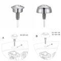 For Flushwise Toilet Cistern Flush Push Button Replacement French Drain Buttons B. 
