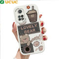 UCUC for Xiaomi Mi 10T / 10T Pro Back Cover Music Bear Soft PU Leather Phone Cases. 