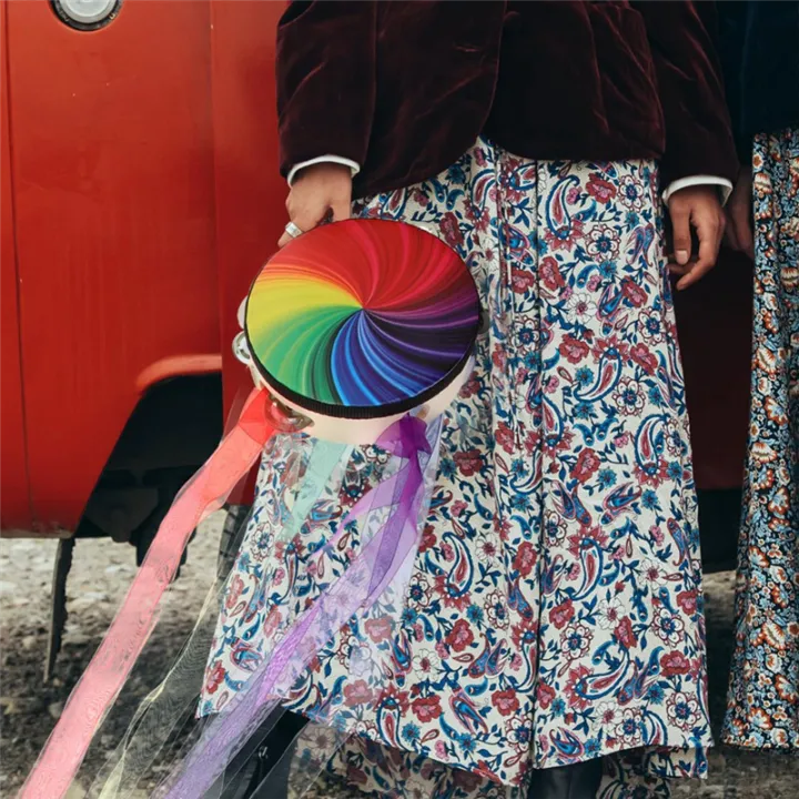 1%20PCS%20Tambourine%20Musical%20Instrument%20Adult%20Hand%20Drum%20Drums%20As%20Shown%20Polyester%20PV%20for%20Kids%20Percussion%20Drum%20Ribbon%20Child%20-%20Image%203