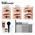 Aweisuan Lakerain Eyebrow Tint Dye Professional Eyebrow Dye Waterproof Long-lasting Eyebrow Brow Kit Semi Permanent Home Use Pro Kit. 