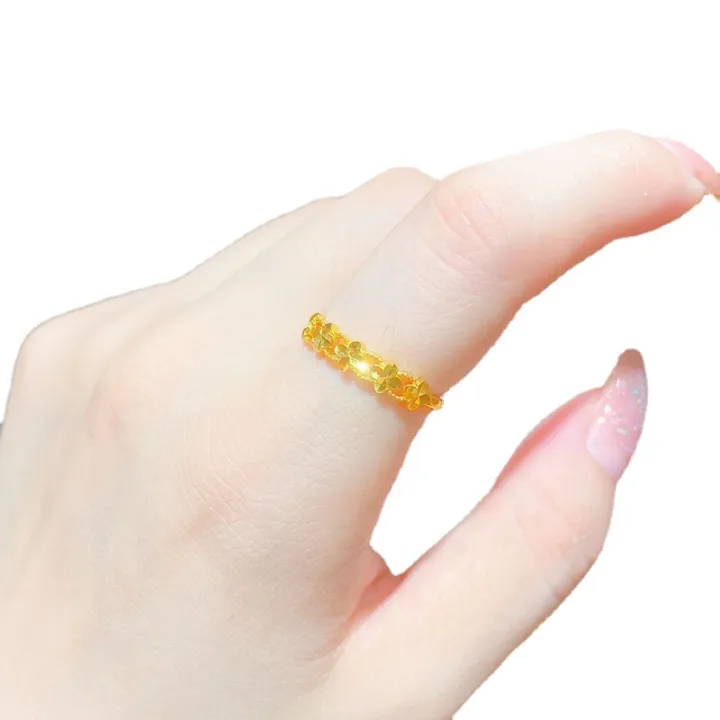 Sale%E3%80%91Four-leaf%20clover%20ring%202023%20new%20fashion%20plated%20plain%20ring%20ring%20for%20girlfriend%20gift%20-%20Image%205