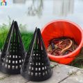 1Pc Plastic DIY Fishing Cage Cover Basket Outdoor Eel Cage Trap Fishing Net Tapered Monopterus Albus Loach Lid Fishing Tool. 