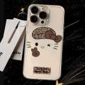 Hat KT Cat Suitable for Apple 16 Phone Case iPhone15ProMax Cartoon 16e New 14Pro Anti Drop 13 Cute 12 Protective Cover 11 Girl Plus Lens XS Full Pack Soft Shell. 