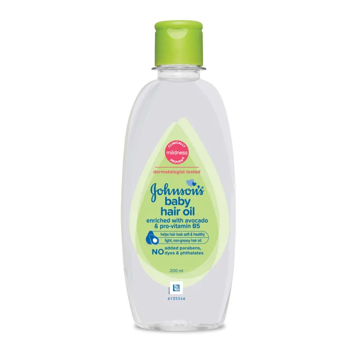 Johnson%E2%80%99s%C2%A0Baby%20Hair%20Oil%20Enriched%20With%20Avocado%20&%20Pro-Vitamin%20B5%20-%20200%20ml%20-%20Image%202