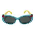 Blue Fashionable Flexible Polaroid Kids Sunglasses. 