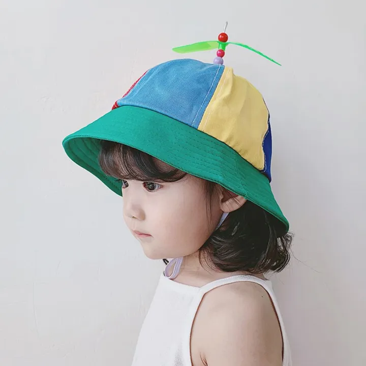 Boys%20Girls%20Windmill%20Cute%20Rainbow%20Sun%20Hat%20Fisherman%20Cap%20Beach%20Cap%20Kids%20Bucket%20Hat%20-%20Image%208