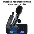 K35 Dual Wireless Microphone For 3.5mm Supported Devices Camera, DSLR. 