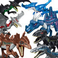 Jurassic Dinosaur World Brutal Raptor T-Rex Triceratops Indominus Rex Model Building Blocks Dino Velociraptor Figure Bricks Toys. 