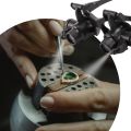 Watch Tools Watch Repair Tool Kit Wearing Magnifying Glass. 